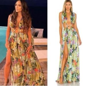 Tropics Maxi Dress in Multi Color - Size Medium